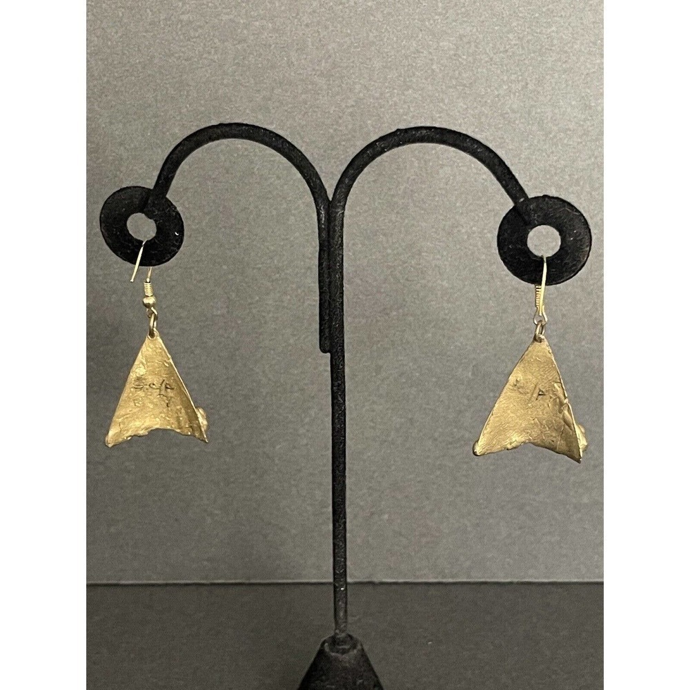 Amethyst Copper Plates Artisan Triangle Handcraft… - image 5